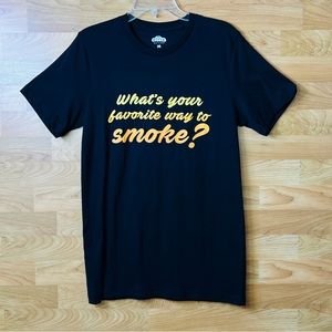 dab Nation Black Short Sleeve T-Shirt with “What’s your favorite way to …